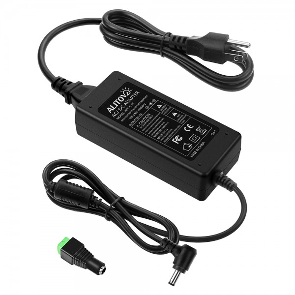 ALITOVE 12V 3A Power Supply Adapter 100~240V AC to DC 12 Volt 3 Amp 36W  Converter 12 vdc 3000mA 2.2A 2.4A 2.5A 2.8A Available 5.5mm x 2.5mm 2.1mm  for